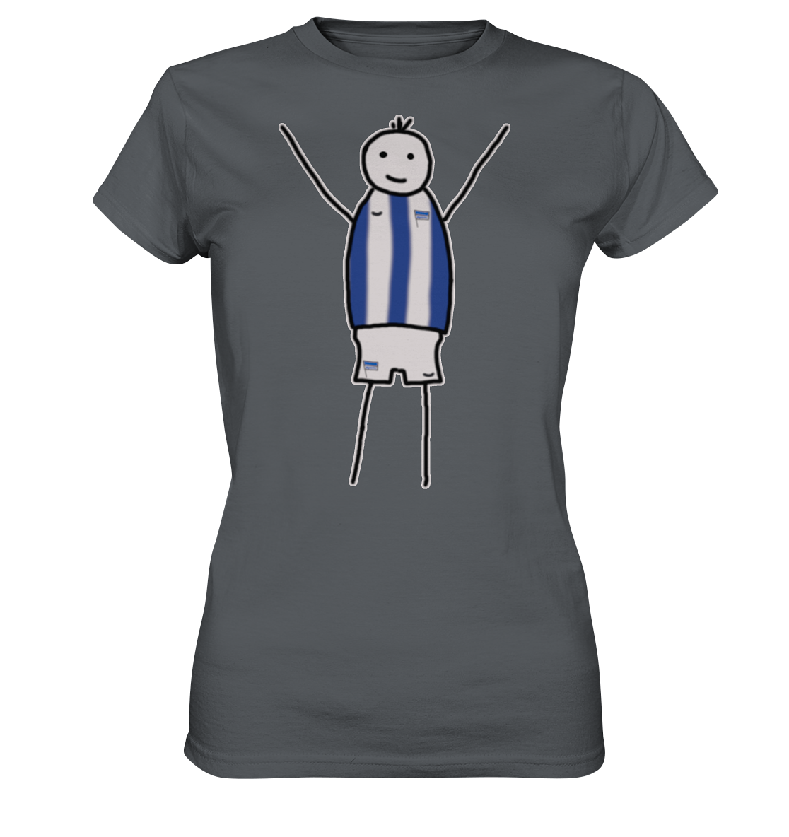 Berlin Fan-T-Shirt Strichmännchen - Ladies Premium Shirt Berlin Fan-T-Shirt Strichmännchen - Ladies Premium Shirt