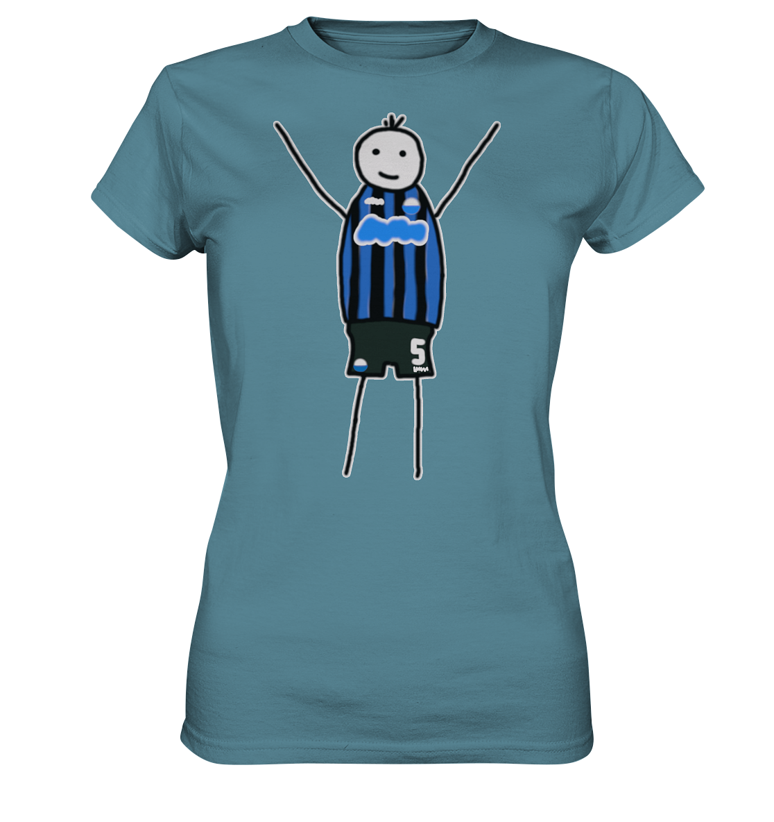 Paderborn Fan-T-Shirt Strichmännchen - Ladies Premium Shirt Paderborn Fan-T-Shirt Strichmännchen - Ladies Premium Shirt