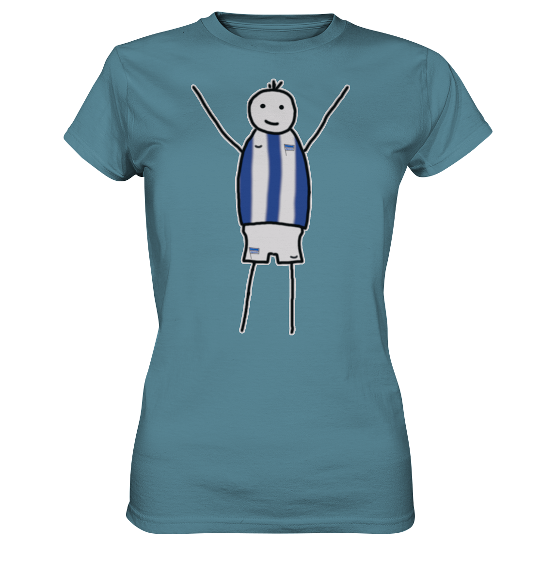 Berlin Fan-T-Shirt Strichmännchen - Ladies Premium Shirt Berlin Fan-T-Shirt Strichmännchen - Ladies Premium Shirt