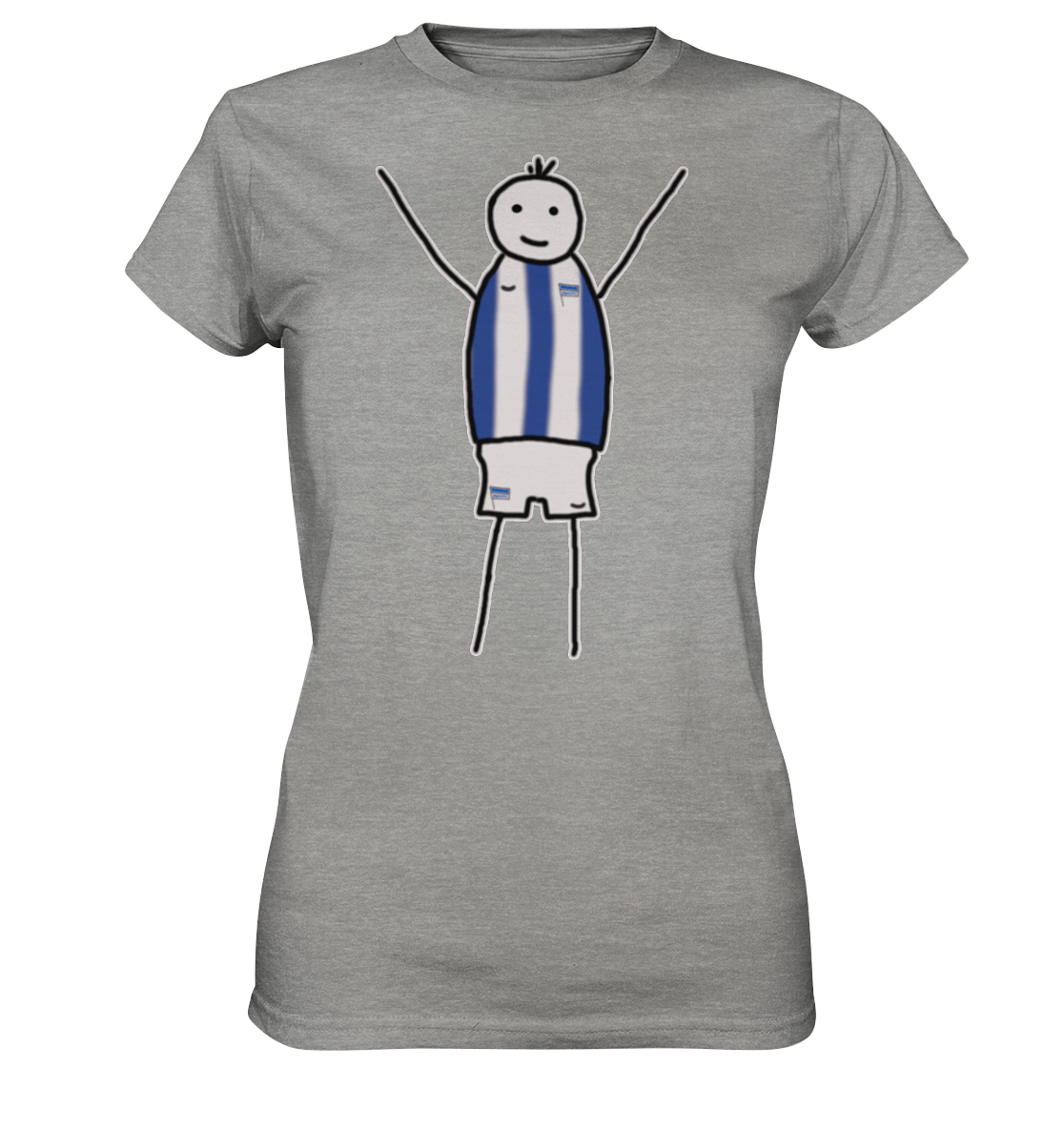 Berlin Fan-T-Shirt Strichmännchen - Ladies Premium Shirt Berlin Fan-T-Shirt Strichmännchen - Ladies Premium Shirt