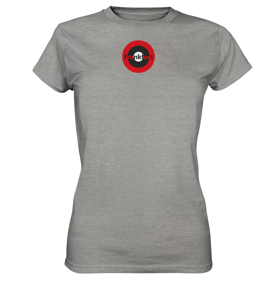 Frankfurt Fan-T-Shirt Kokarde klein "Frankfurt" - Ladies Premium Shirt Frankfurt Fan-T-Shirt Kokarde klein "Frankfurt" - Ladies Premium Shirt