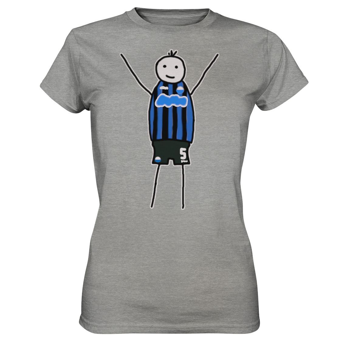 Paderborn Fan-T-Shirt Strichmännchen - Ladies Premium Shirt Paderborn Fan-T-Shirt Strichmännchen - Ladies Premium Shirt