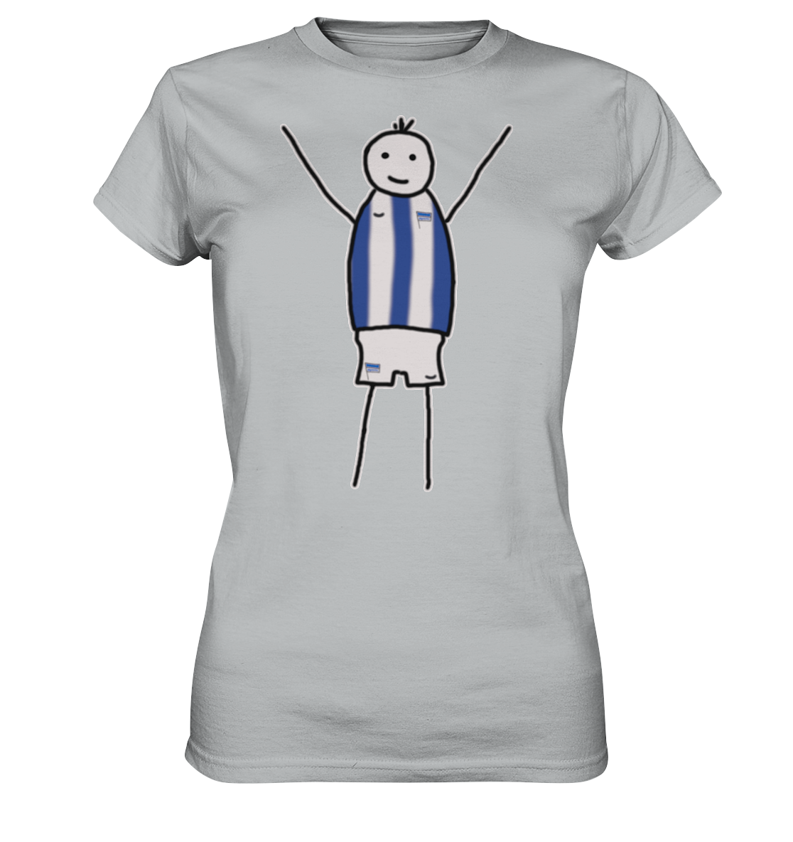 Berlin Fan-T-Shirt Strichmännchen - Ladies Premium Shirt Berlin Fan-T-Shirt Strichmännchen - Ladies Premium Shirt