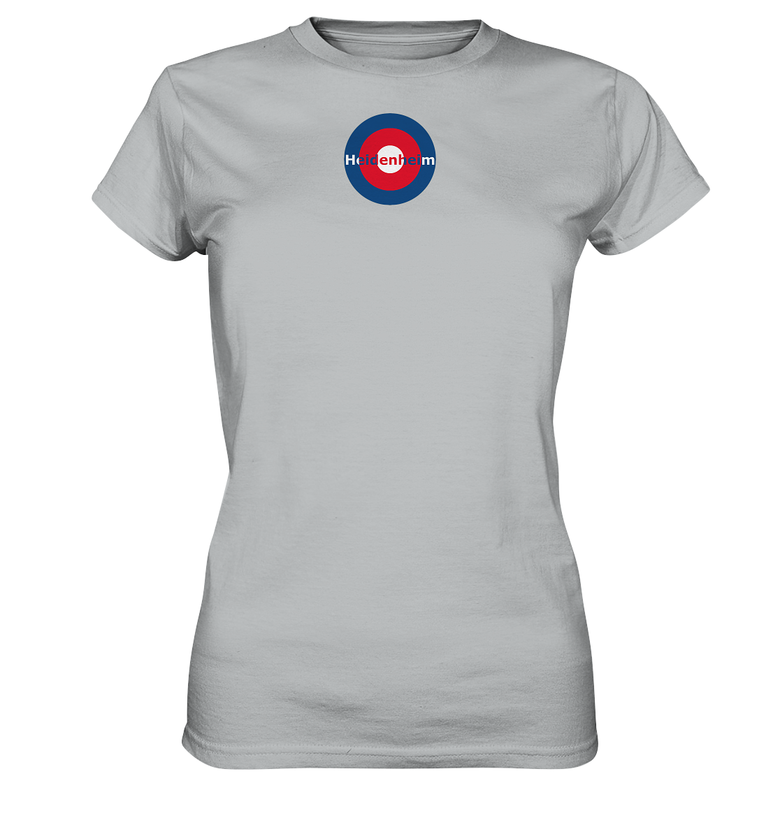 Heidenheim Fan-T-Shirt Kokarde klein "Heidenheim" - Ladies Premium Shirt Heidenheim Fan-T-Shirt Kokarde klein "Heidenheim" - Ladies Premium Shirt