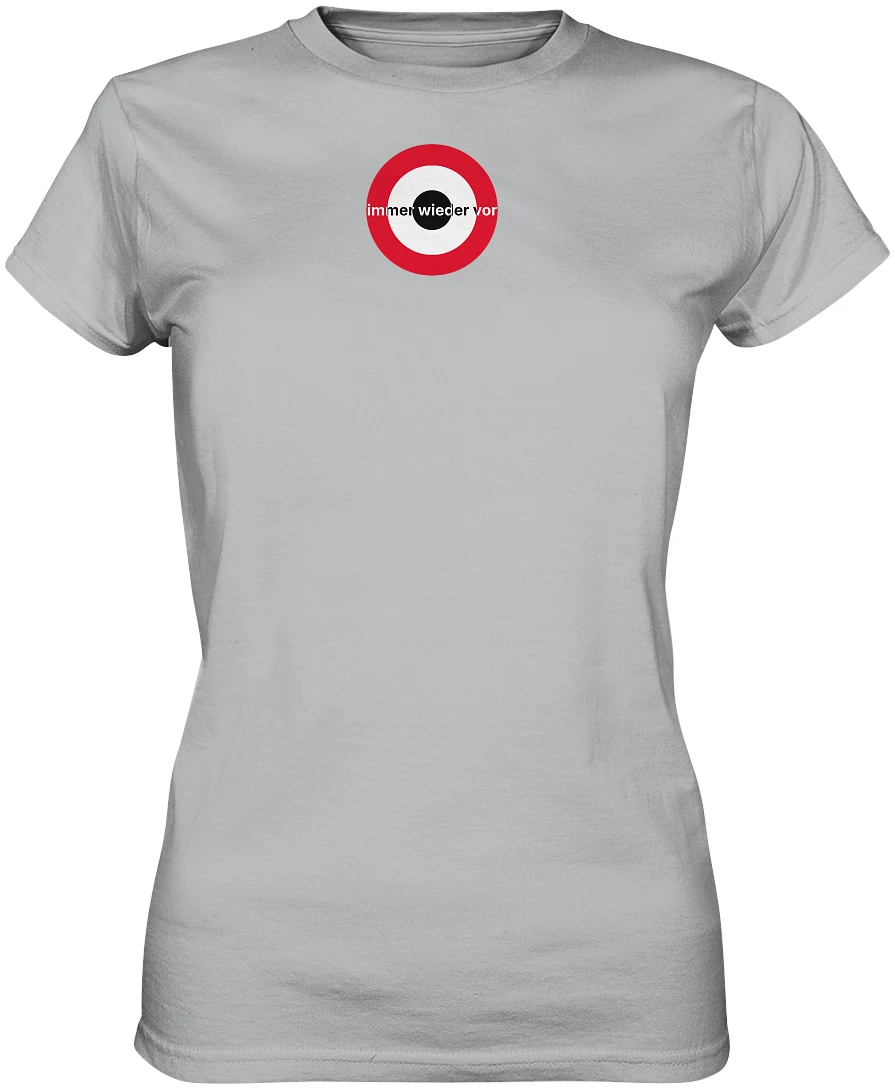 Freiburg Fan-T-Shirt Kokarde klein "immer wieder vor" - Ladies Premium Shirt Freiburg Fan-T-Shirt Kokarde klein "immer wieder vor" - Ladies Premium Shirt