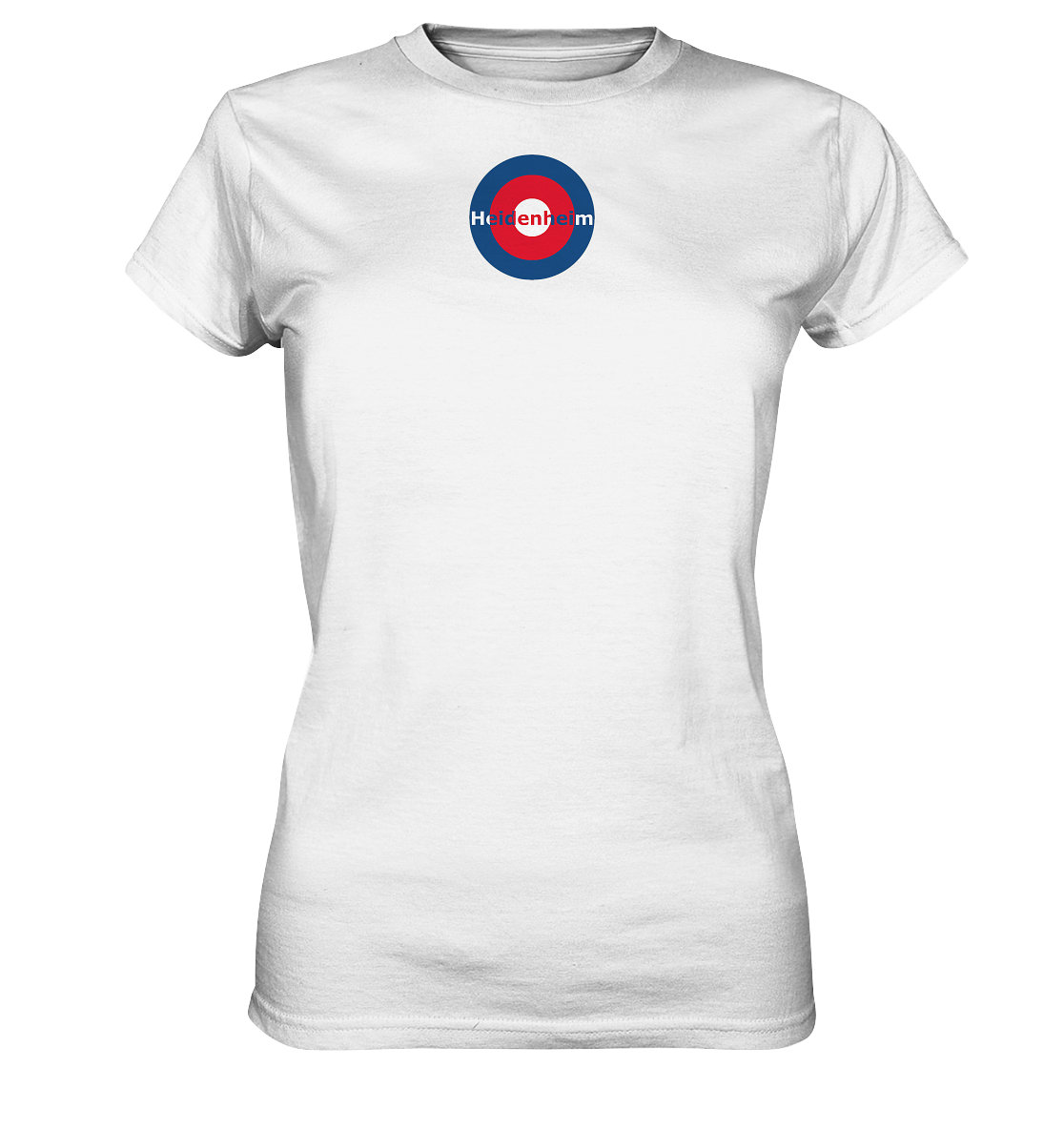 Heidenheim Fan-T-Shirt Kokarde klein "Heidenheim" - Ladies Premium Shirt Heidenheim Fan-T-Shirt Kokarde klein "Heidenheim" - Ladies Premium Shirt