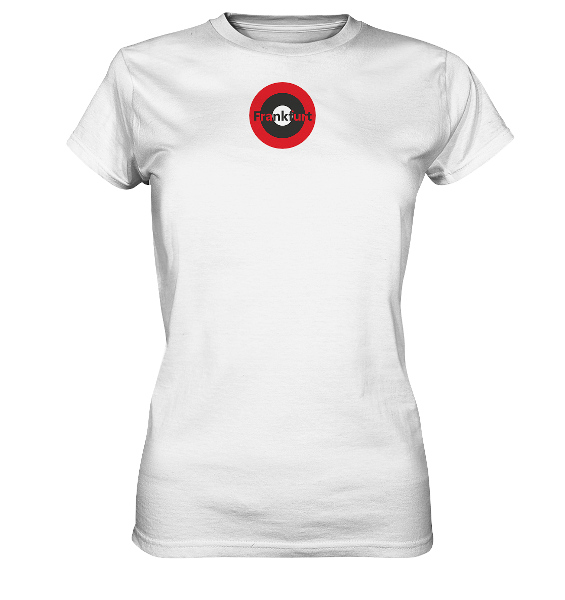 Frankfurt Fan-T-Shirt Kokarde klein "Frankfurt" - Ladies Premium Shirt Frankfurt Fan-T-Shirt Kokarde klein "Frankfurt" - Ladies Premium Shirt