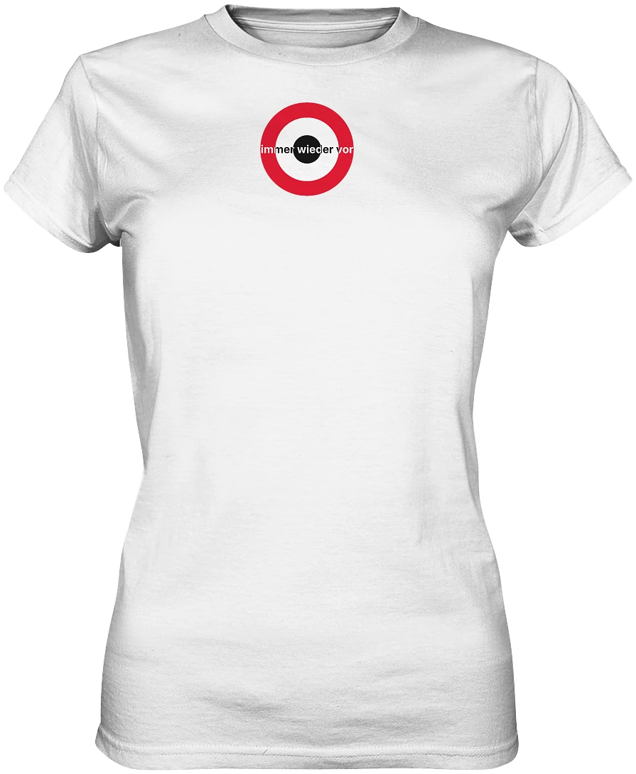 Freiburg Fan-T-Shirt Kokarde klein "immer wieder vor" - Ladies Premium Shirt Freiburg Fan-T-Shirt Kokarde klein "immer wieder vor" - Ladies Premium Shirt