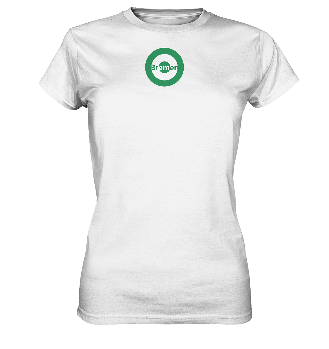 Bremen Fan-T-Shirt Kokarde klein "Bremen" - Ladies Premium Shirt Bremen Fan-T-Shirt Kokarde klein "Bremen" - Ladies Premium Shirt