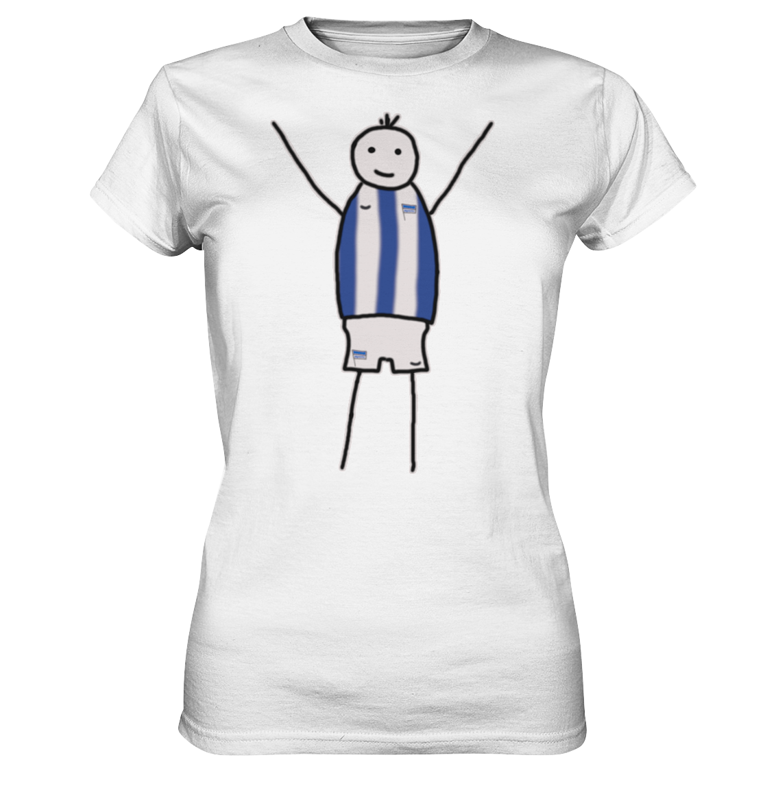 Berlin Fan-T-Shirt Strichmännchen - Ladies Premium Shirt Berlin Fan-T-Shirt Strichmännchen - Ladies Premium Shirt