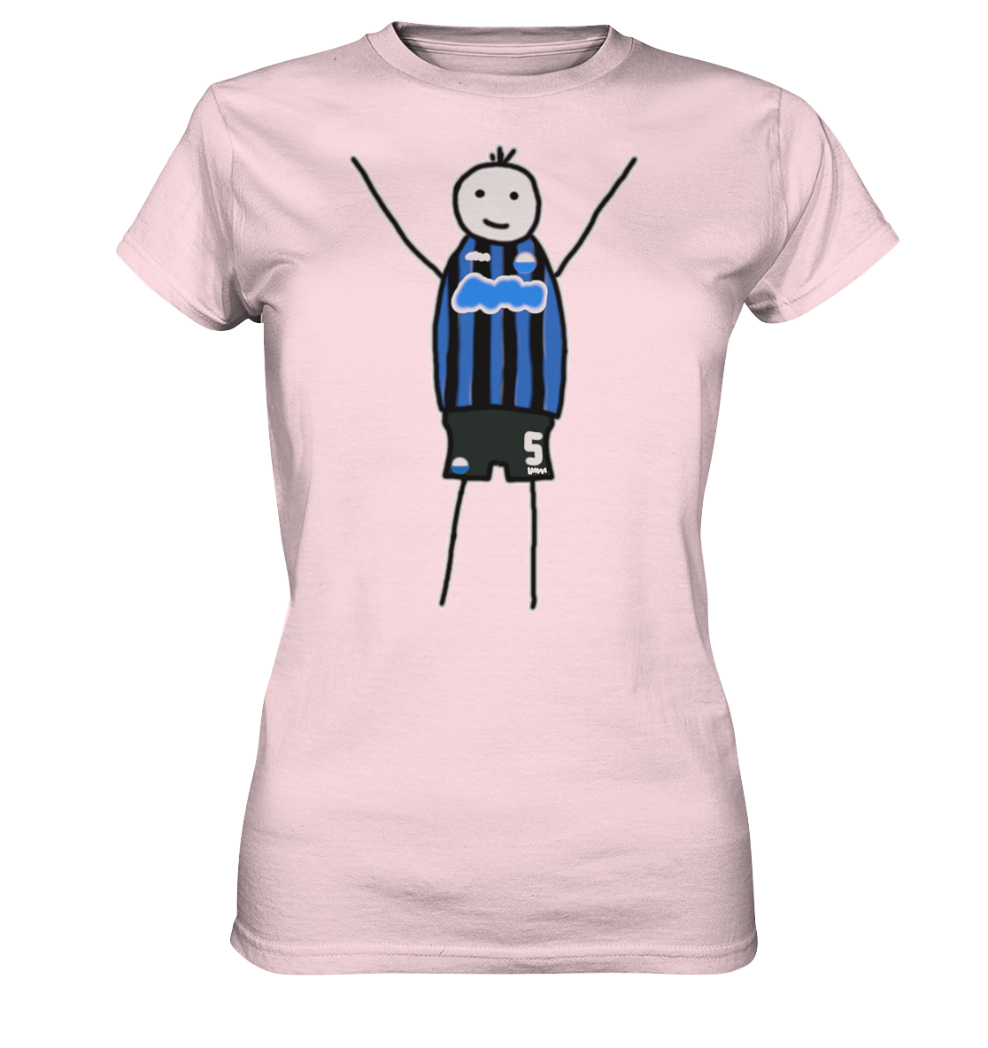 Paderborn Fan-T-Shirt Strichmännchen - Ladies Premium Shirt Paderborn Fan-T-Shirt Strichmännchen - Ladies Premium Shirt