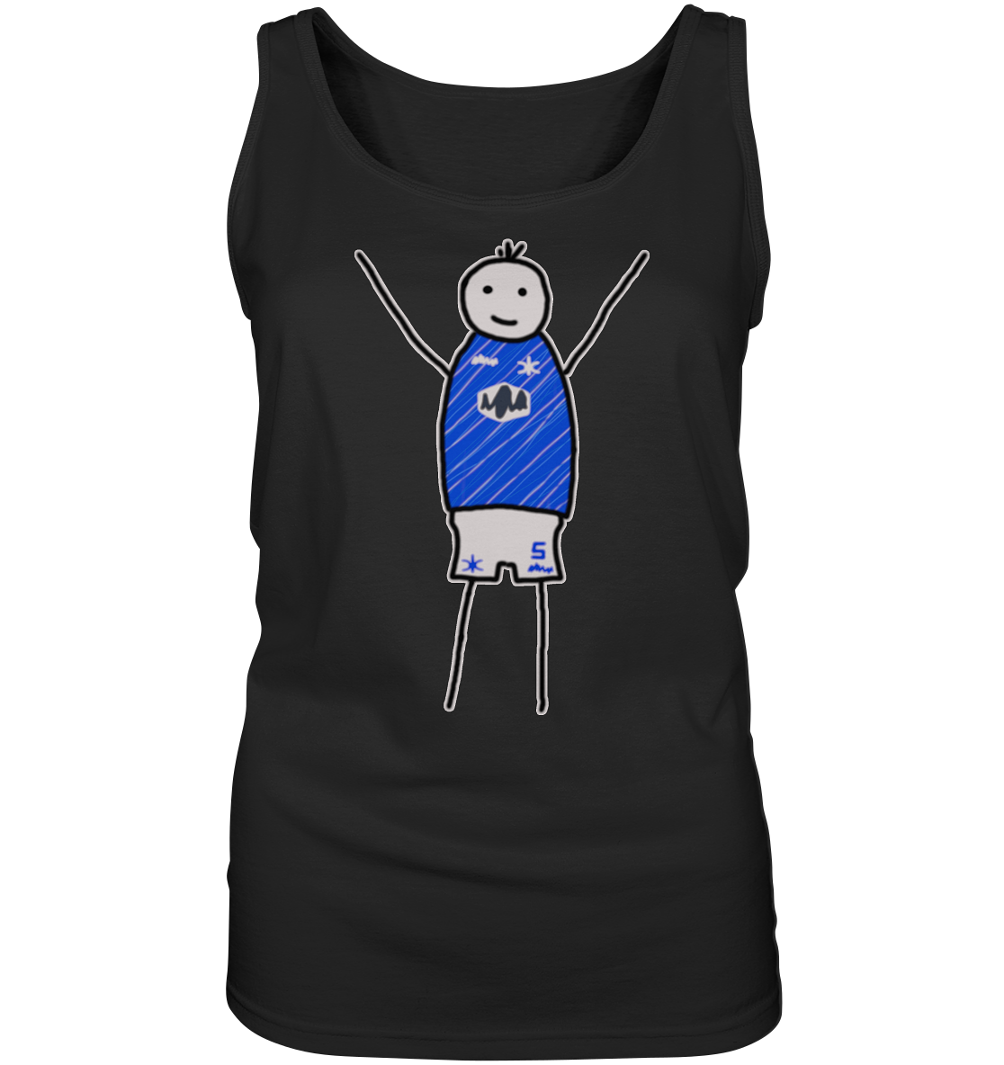 Darmstadt Fan-T-Shirt Strichmännchen - Ladies Tank-Top Darmstadt Fan-T-Shirt Strichmännchen - Ladies Tank-Top
