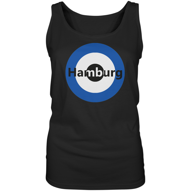 Hamburg Fan-T-Shirt Kokarde groß "Hamburg" - Ladies Tank-Top