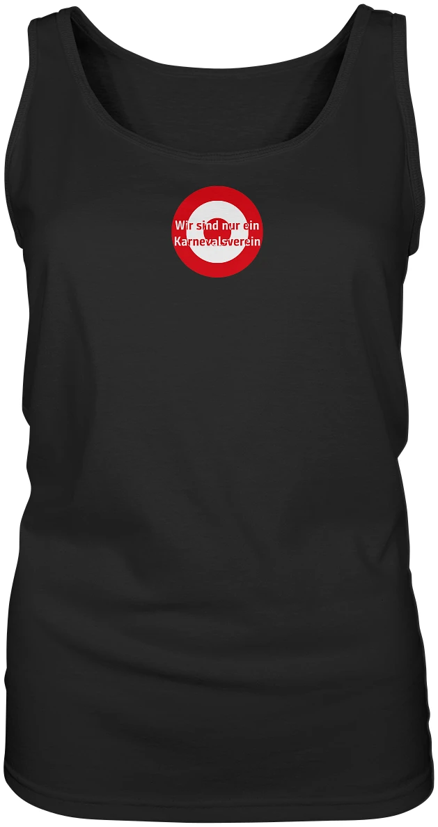 Mainz Fan-T-Shirt Kokarde klein "Wir sind nur ein ..." - Ladies Tank-Top Mainz Fan-T-Shirt Kokarde klein "Wir sind nur ein ..." - Ladies Tank-Top