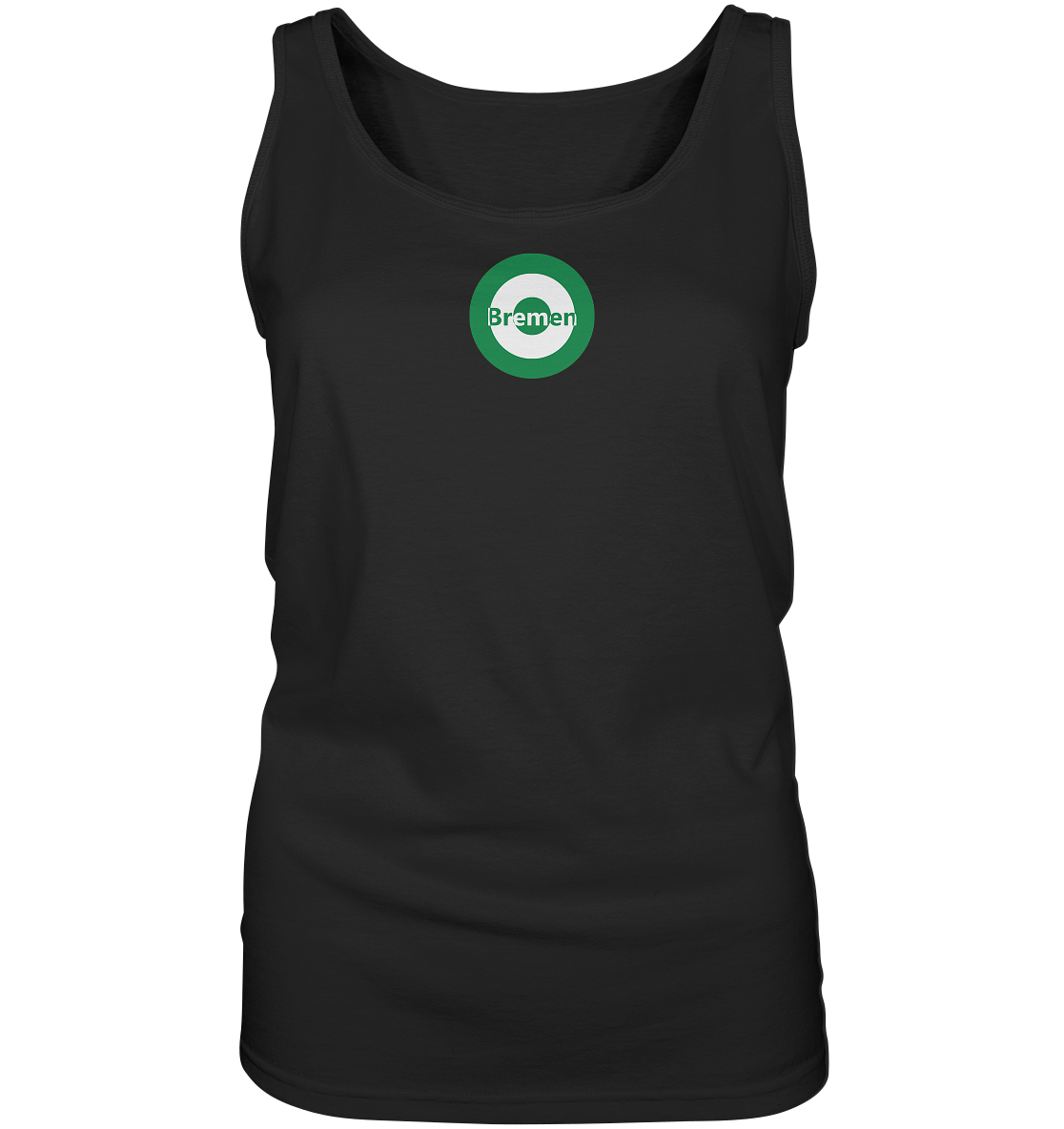 Bremen Fan-T-Shirt Kokarde klein "Bremen" - Ladies Tank-Top Bremen Fan-T-Shirt Kokarde klein "Bremen" - Ladies Tank-Top