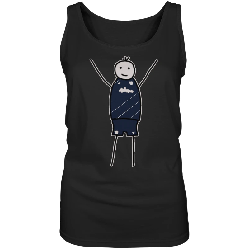 Bochum Fan T-Shirt Strichmännchen - Ladies Tank-Top Bochum Fan T-Shirt Strichmännchen - Ladies Tank-Top