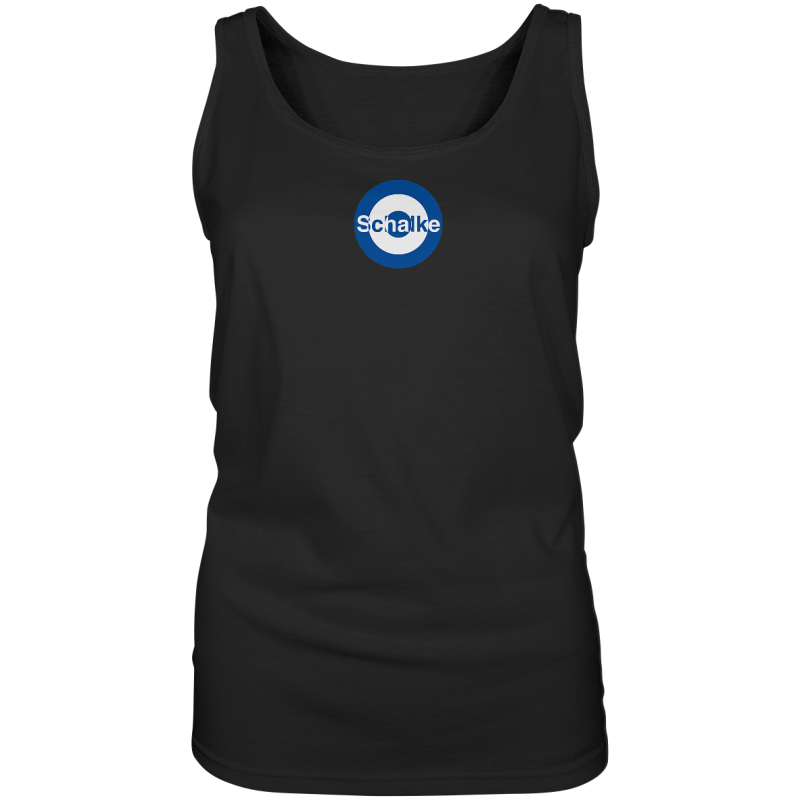 Schalke Fan T-Shirt Kokarde klein "Schalke" - Ladies Tank-Top