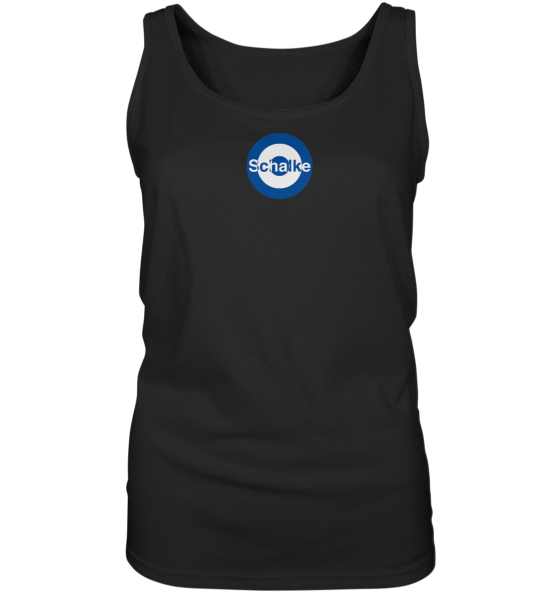 Schalke Fan T-Shirt Kokarde klein "Schalke" - Ladies Tank-Top Schalke Fan T-Shirt Kokarde klein "Schalke" - Ladies Tank-Top