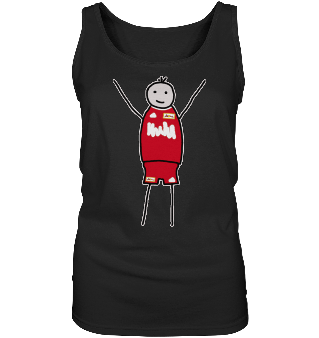 Union Fan-T-Shirt Strichmännchen - Ladies Tank-Top Union Fan-T-Shirt Strichmännchen - Ladies Tank-Top