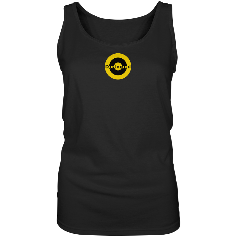 Dortmund Fan-T-Shirt Kokarde klein "Dortmund" - Ladies Tank-Top Dortmund Fan-T-Shirt Kokarde klein "Dortmund" - Ladies Tank-Top