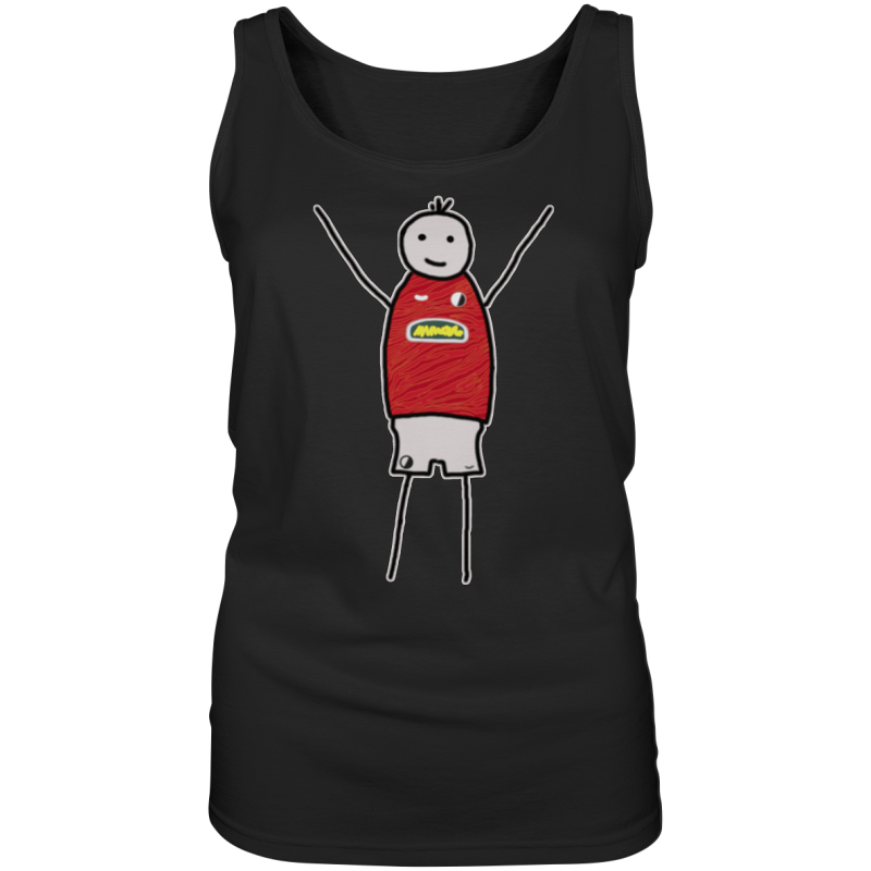 Freiburg Fan-T-Shirt Strichmännchen - Ladies Tank-Top