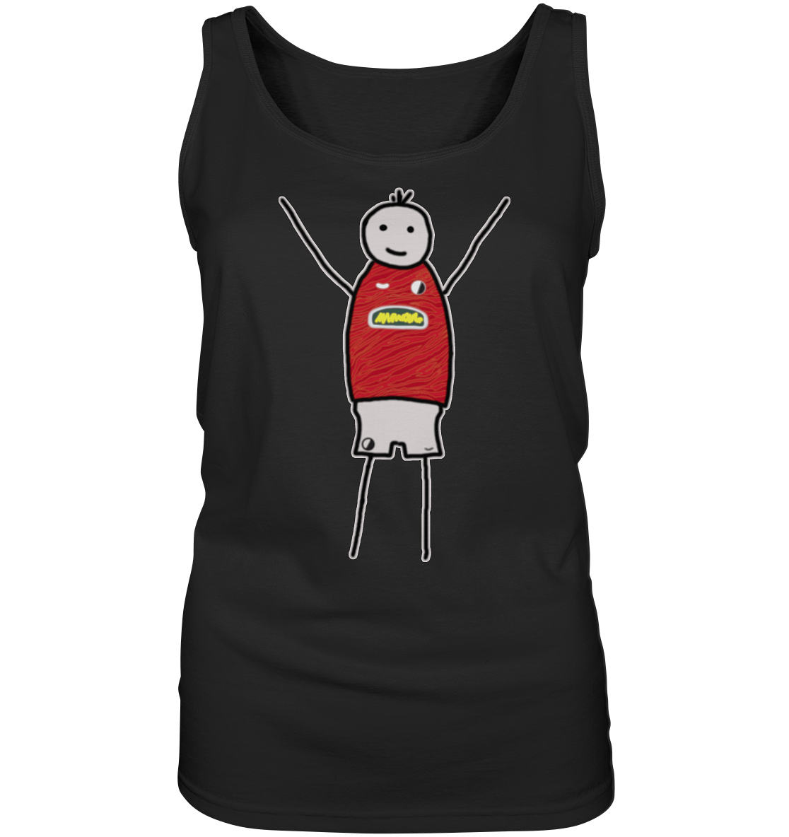 Freiburg Fan-T-Shirt Strichmännchen - Ladies Tank-Top Freiburg Fan-T-Shirt Strichmännchen - Ladies Tank-Top