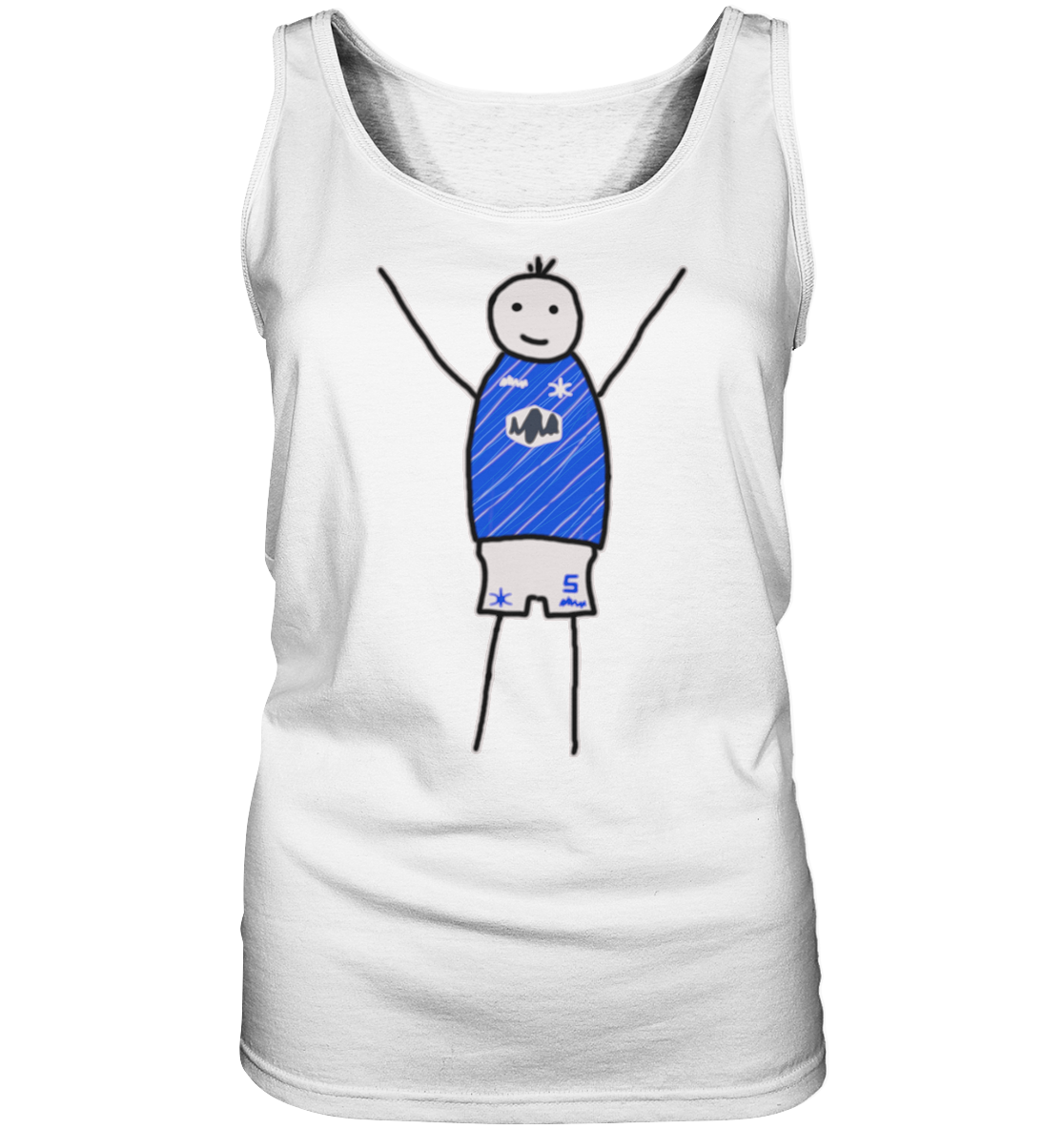Darmstadt Fan-T-Shirt Strichmännchen - Ladies Tank-Top Darmstadt Fan-T-Shirt Strichmännchen - Ladies Tank-Top