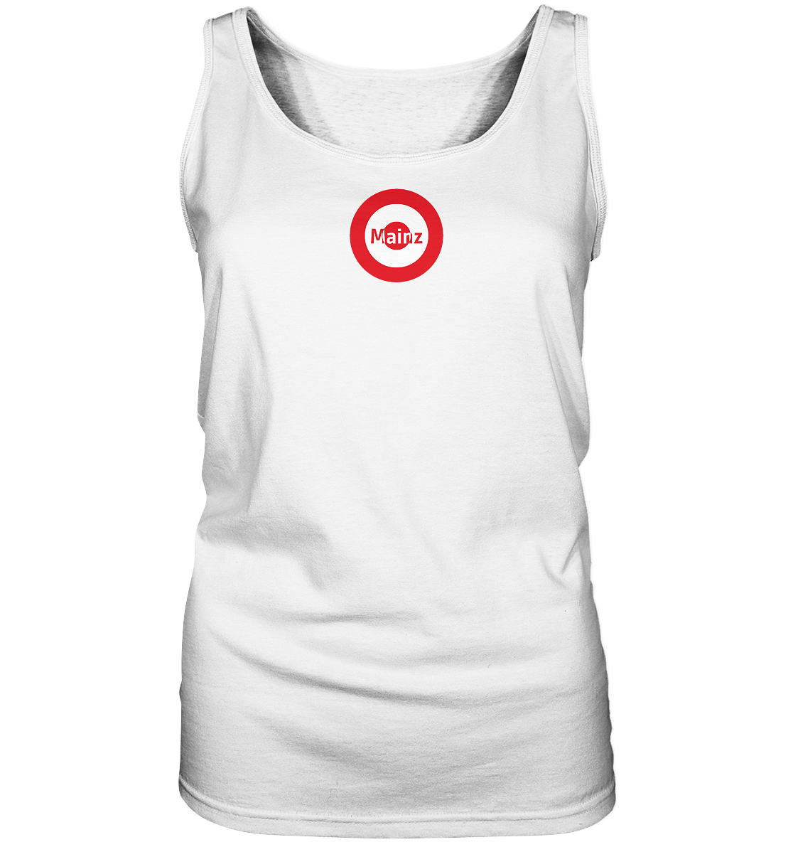 Mainz Fan-T-Shirt Kokarde klein "Mainz" - Ladies Tank-Top Mainz Fan-T-Shirt Kokarde klein "Mainz" - Ladies Tank-Top