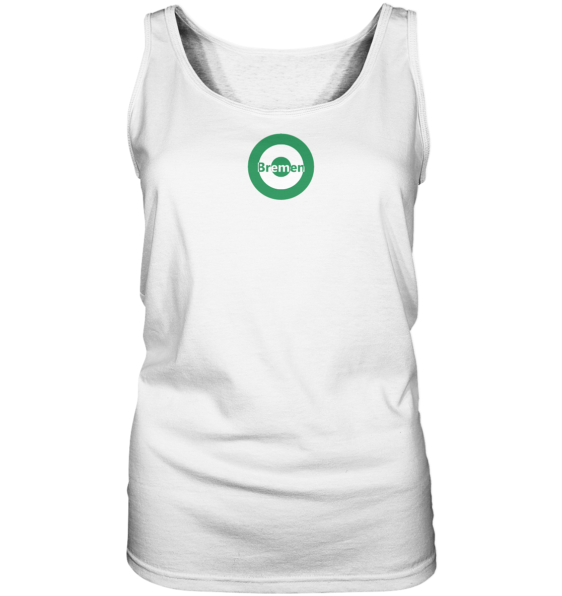 Bremen Fan-T-Shirt Kokarde klein "Bremen" - Ladies Tank-Top Bremen Fan-T-Shirt Kokarde klein "Bremen" - Ladies Tank-Top