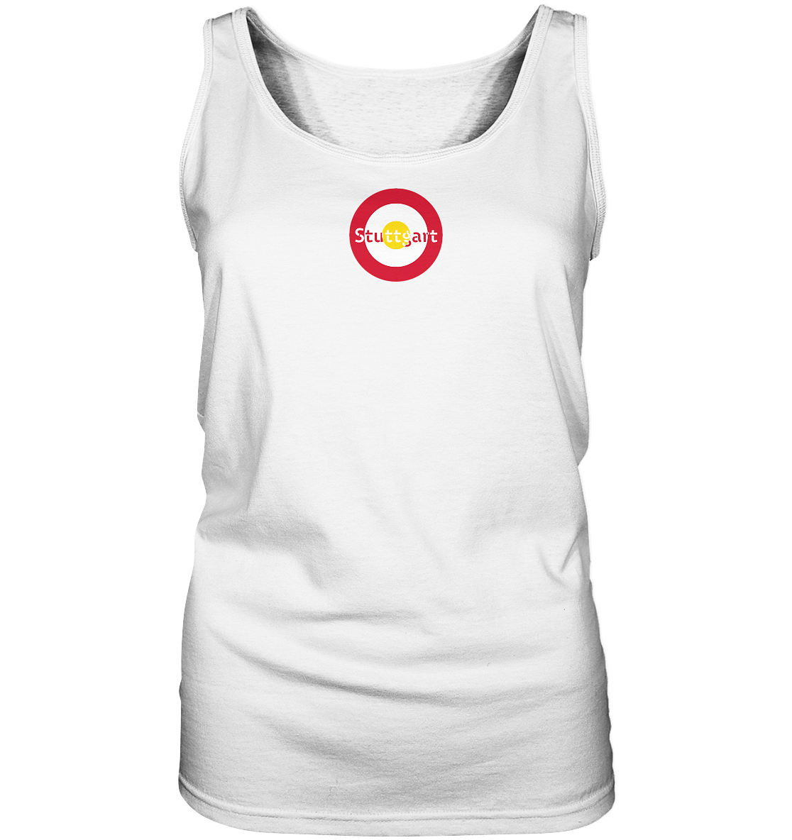 Stuttgart Fan-T-Shirt Kokarde klein "Stuttgart" - Ladies Tank-Top Stuttgart Fan-T-Shirt Kokarde klein "Stuttgart" - Ladies Tank-Top