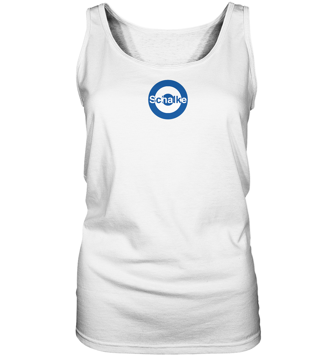 Schalke Fan T-Shirt Kokarde klein "Schalke" - Ladies Tank-Top Schalke Fan T-Shirt Kokarde klein "Schalke" - Ladies Tank-Top