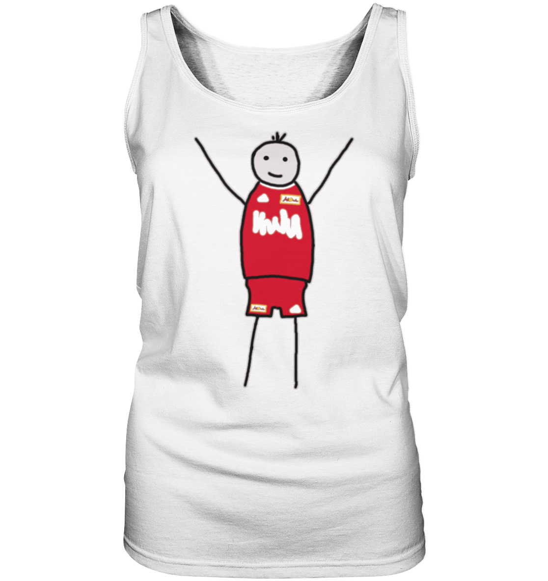 Union Fan-T-Shirt Strichmännchen - Ladies Tank-Top Union Fan-T-Shirt Strichmännchen - Ladies Tank-Top