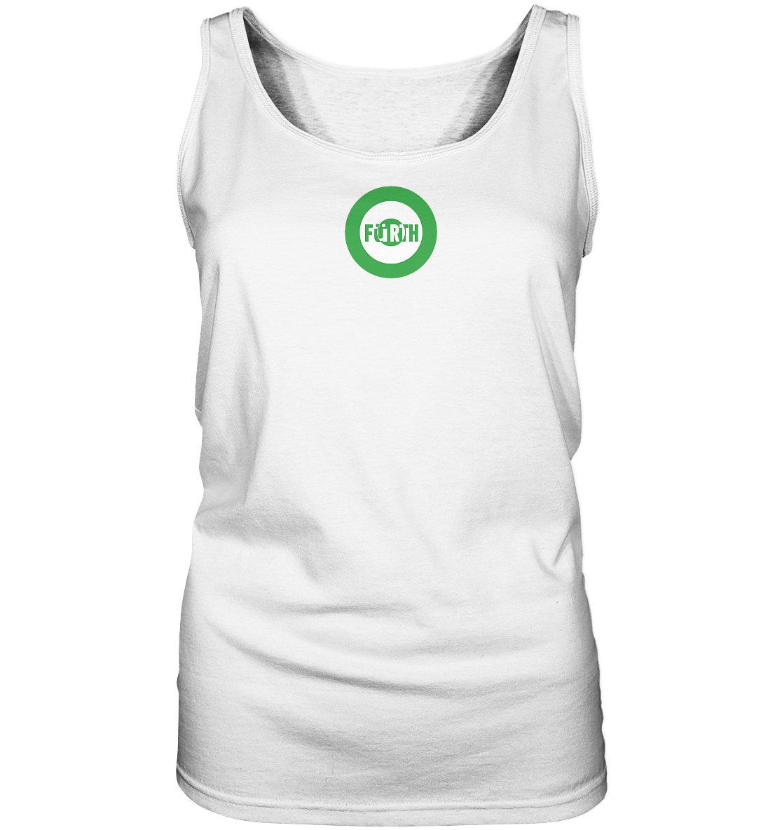 Fürth Fan-T-Shirt Kokarde klein "Fürth" - Ladies Tank-Top Fürth Fan-T-Shirt Kokarde klein "Fürth" - Ladies Tank-Top