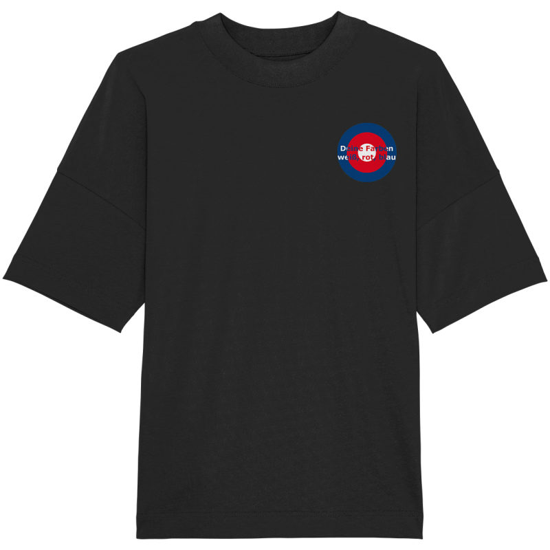 Heidenheim Fan-T-Shirt Kokarde klein "Deine Farben..." - Organic Oversize Shirt
