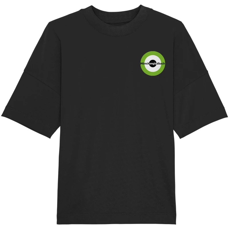 Mönchengladbach Fan-T-Shirt Kokarde klein "Mönchengladbach" - Organic Oversize Shirt Mönchengladbach Fan-T-Shirt Kokarde klein "Mönchengladbach" - Organic Oversize Shirt