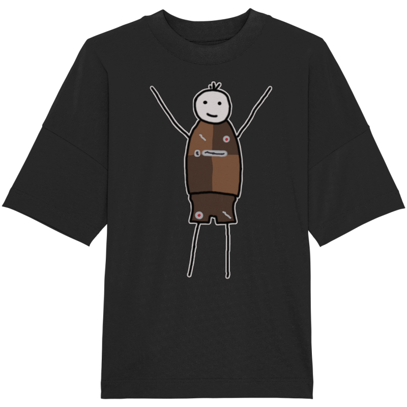 St. Pauli Fan-T-Shirt Strichmännchen - Organic Oversize Shirt