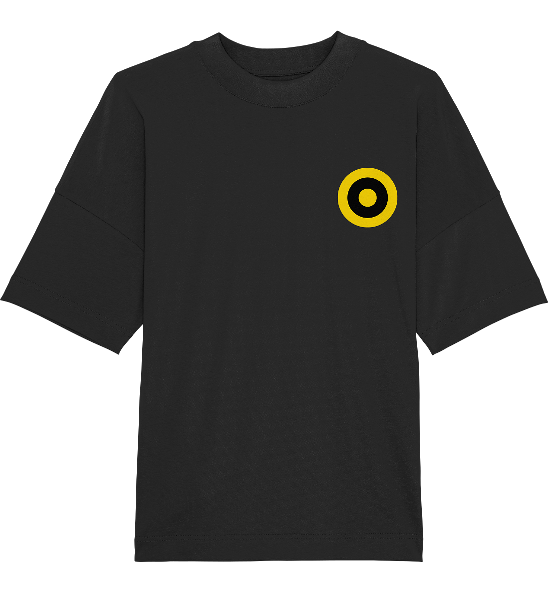 Dortmund Fan-T-Shirt Kokarde klein - Organic Oversize Shirt Dortmund Fan-T-Shirt Kokarde klein - Organic Oversize Shirt