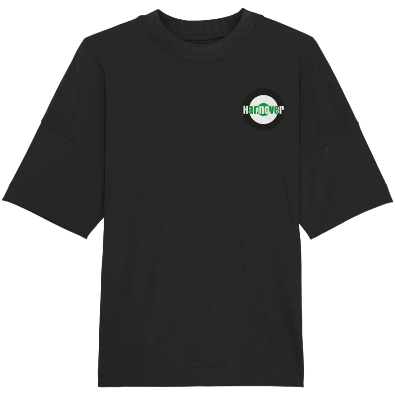 Hannover Fan-T-Shirt Kokarde klein "Hannover" - Organic Oversize Shirt
