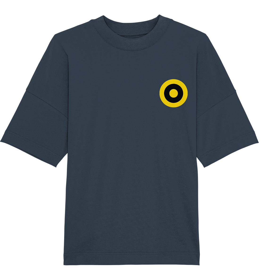 Dortmund Fan-T-Shirt Kokarde klein - Organic Oversize Shirt Dortmund Fan-T-Shirt Kokarde klein - Organic Oversize Shirt