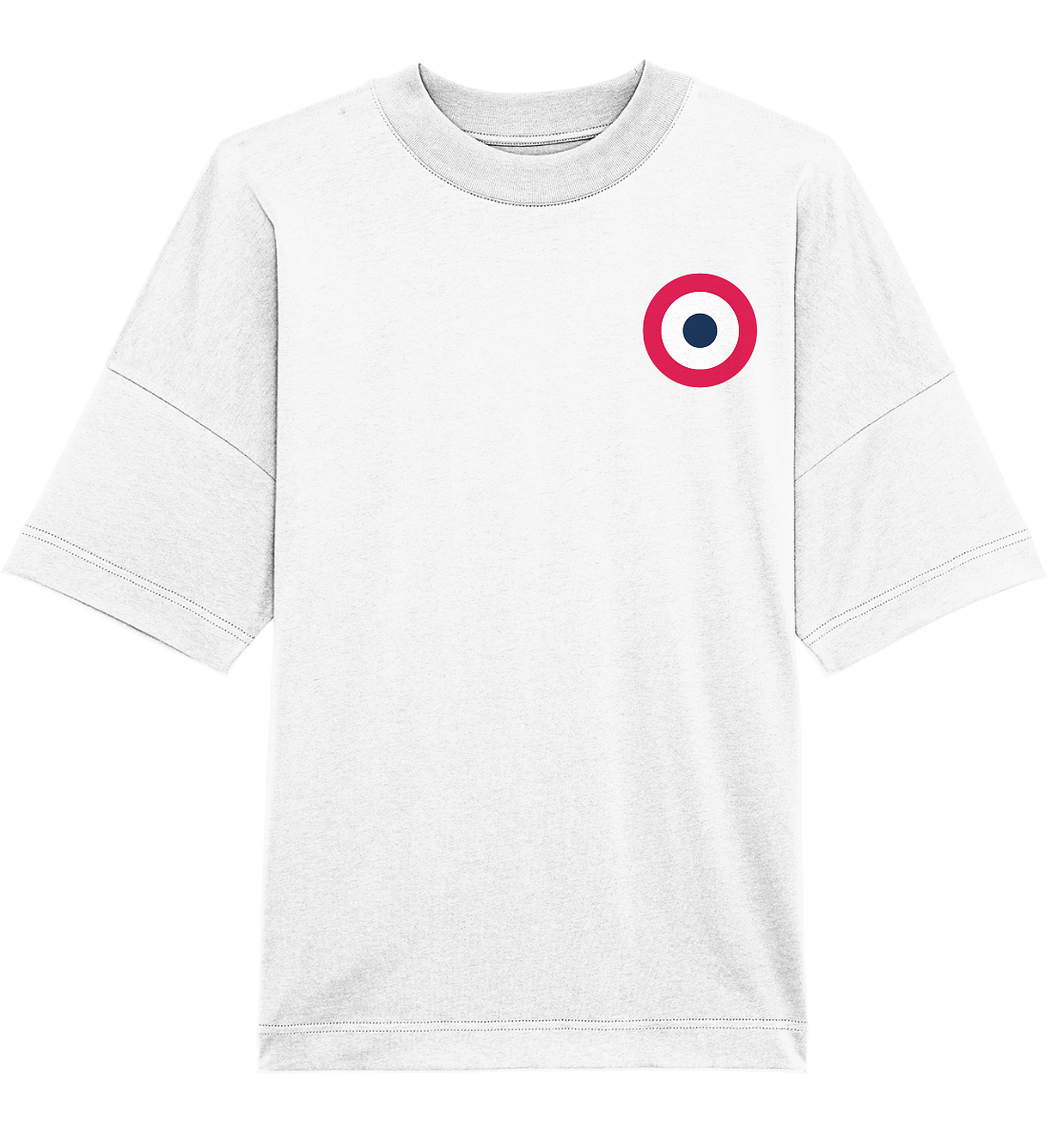 Leipzig Fan-T-Shirt Kokarde klein - Organic Oversize Shirt Leipzig Fan-T-Shirt Kokarde klein - Organic Oversize Shirt