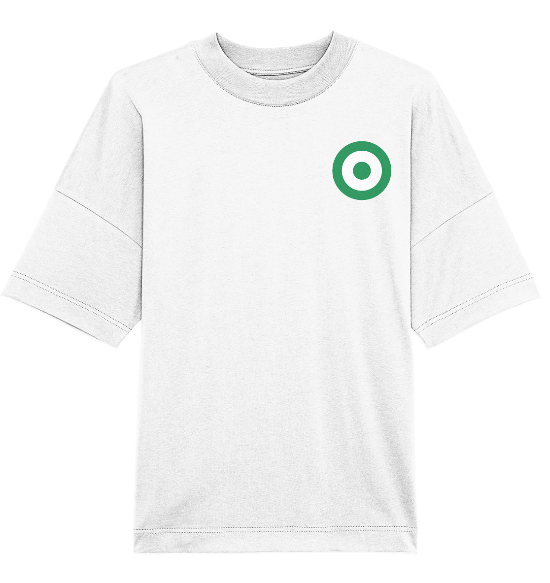 Bremen Fan-T-Shirt Kokarde klein - Organic Oversize Shirt Bremen Fan-T-Shirt Kokarde klein - Organic Oversize Shirt