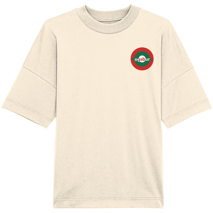 Augsburg Fan-T-Shirt Kokarde klein "Augsburg" - Organic Oversize Shirt