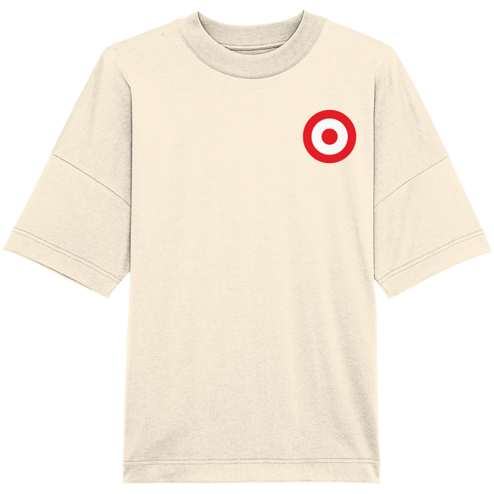 Düsseldorf Fan-T-Shirt Kokarde klein - Organic Oversize Shirt