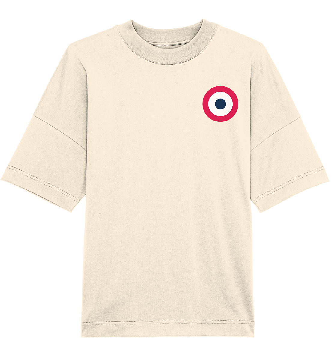 Leipzig Fan-T-Shirt Kokarde klein - Organic Oversize Shirt Leipzig Fan-T-Shirt Kokarde klein - Organic Oversize Shirt