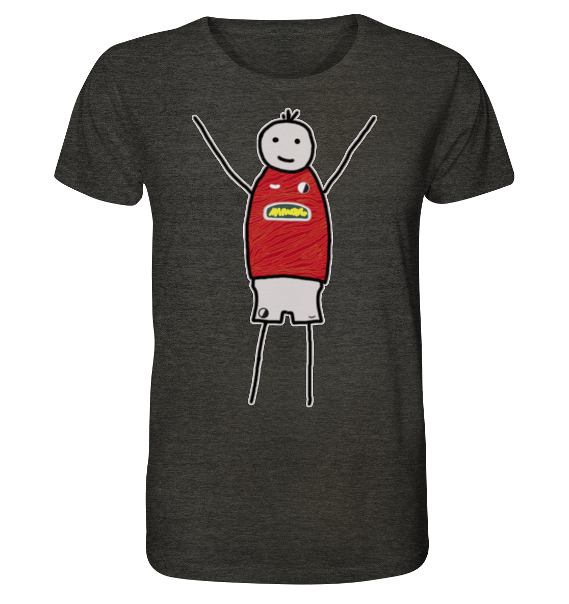 Freiburg Fan-T-Shirt Strichmännchen - Organic Shirt Freiburg Fan-T-Shirt Strichmännchen - Organic Shirt