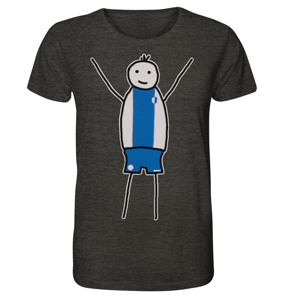 Magdeburg Fan-T-Shirt Strichmännchen - Organic Shirt Magdeburg Fan-T-Shirt Strichmännchen - Organic Shirt