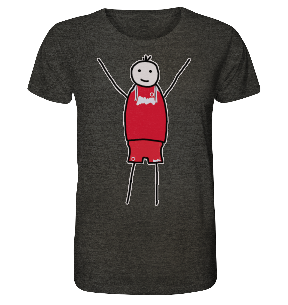 Kaiserslautern Fan-T-Shirt Strichmännchen - Organic Shirt Kaiserslautern Fan-T-Shirt Strichmännchen - Organic Shirt
