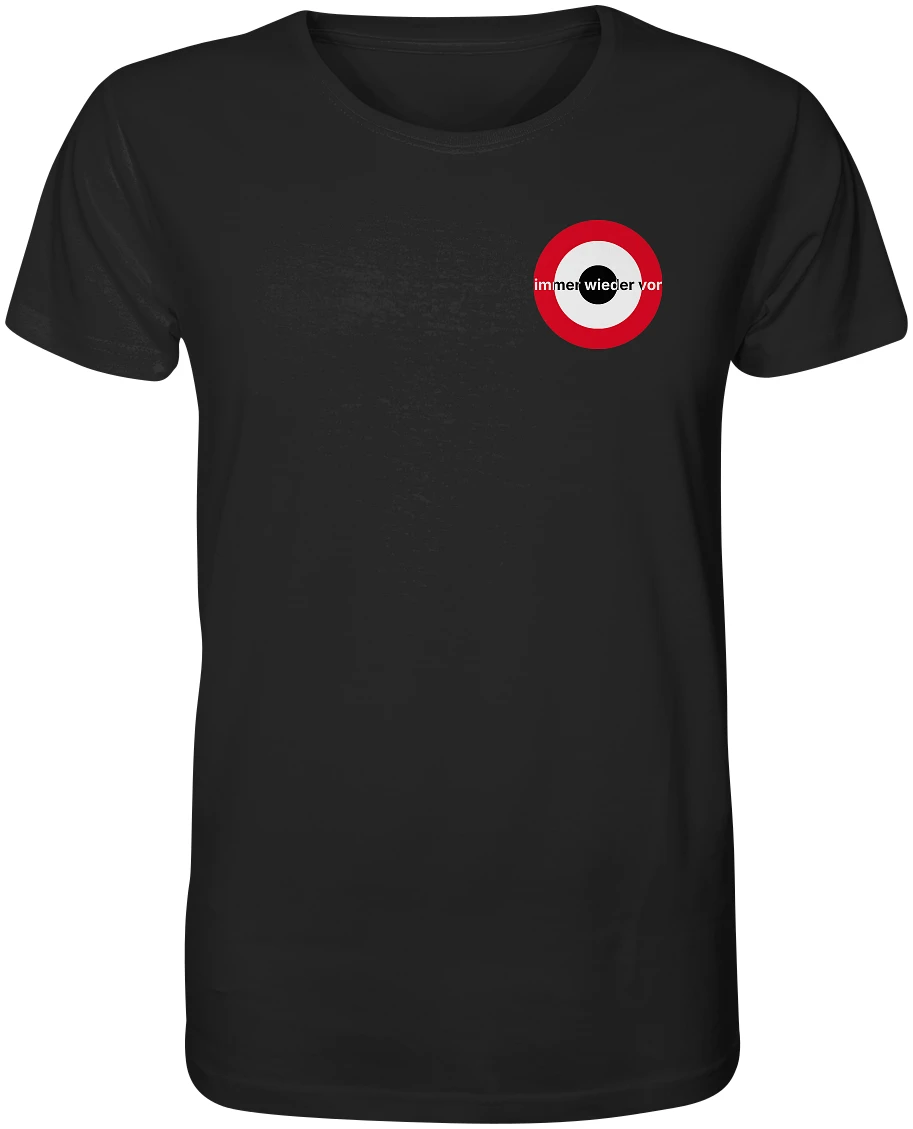 Freiburg Fan-T-Shirt Kokarde klein "immer wieder vor" - Organic Shirt Freiburg Fan-T-Shirt Kokarde klein "immer wieder vor" - Organic Shirt