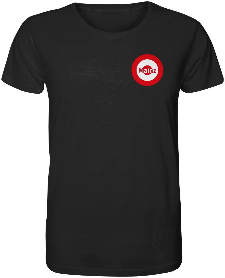 Mainz Fan-T-Shirt Kokarde klein "Mainz" - Organic Shirt Mainz Fan-T-Shirt Kokarde klein "Mainz" - Organic Shirt
