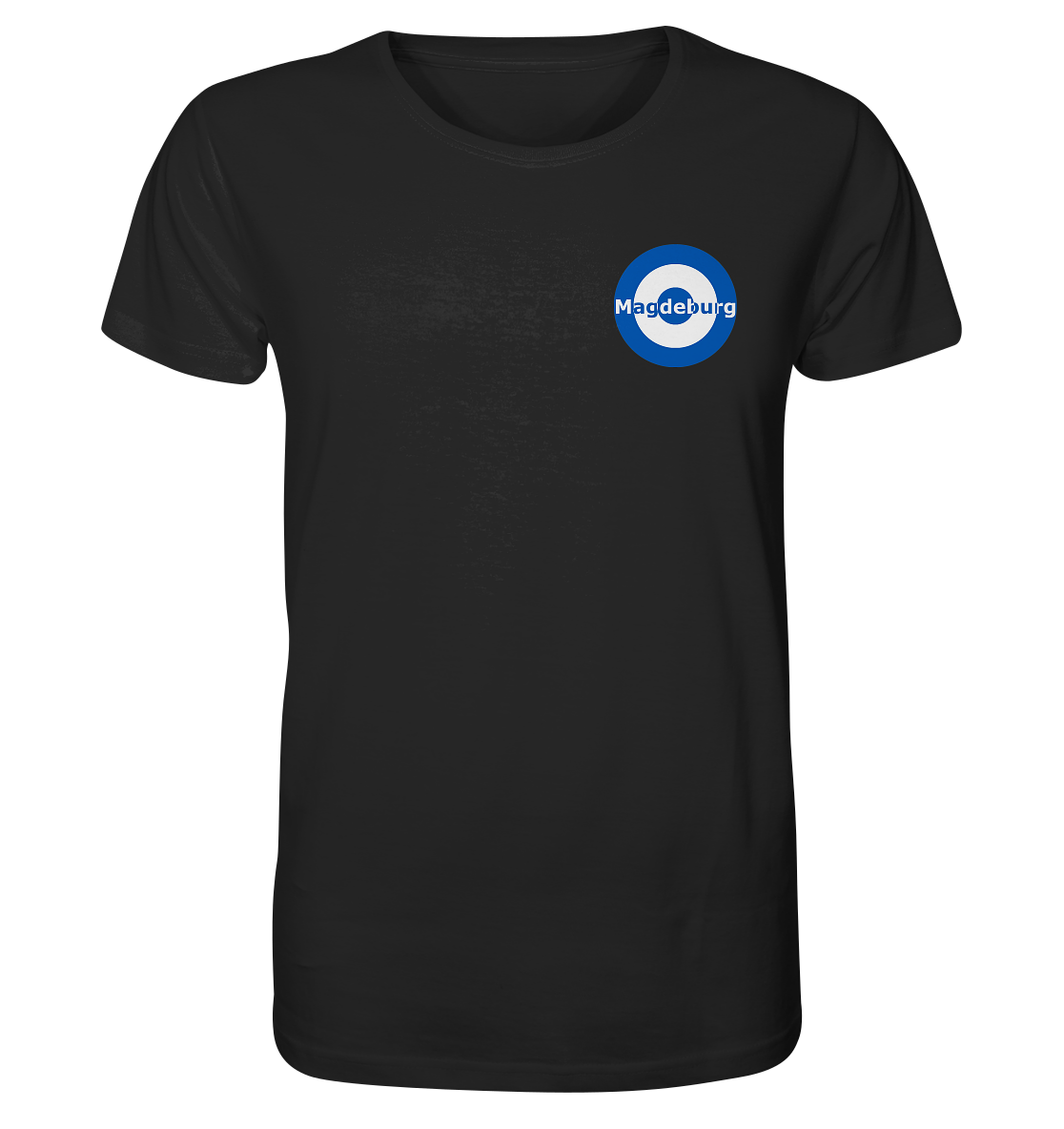 Magdeburg Fan-T-Shirt Kokarde klein "Magdeburg" - Organic Shirt Magdeburg Fan-T-Shirt Kokarde klein "Magdeburg" - Organic Shirt